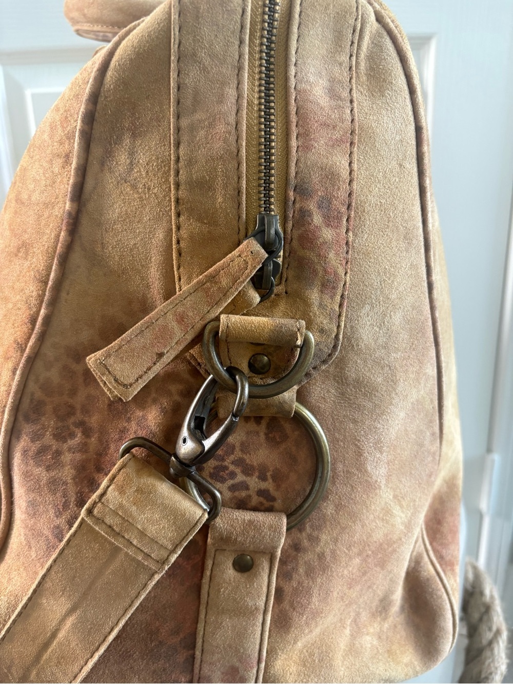 Old Gringo | Leopardito Leather Gina Duffel Weekender | Vintage | Like New - Picture 6 of 10